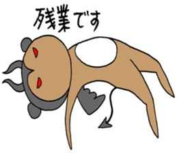 Devil bear X sticker #4501067