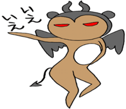 Devil bear X sticker #4501079