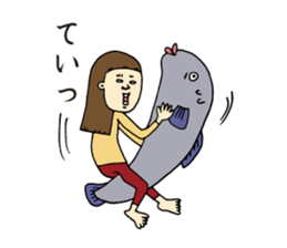 Satsuma-age Qjiki Sticker sticker #4501831