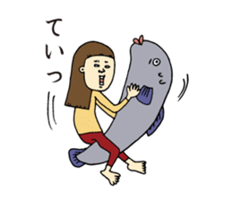 Satsuma-age Qjiki Sticker sticker #4501831