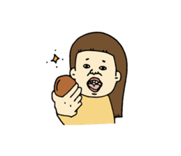 Satsuma-age Qjiki Sticker sticker #4501834