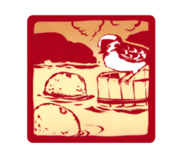 Seal of sparrow sticker #4502526