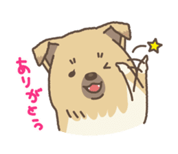 japanese so cute crosbreed Shiba dog2 sticker #4502809