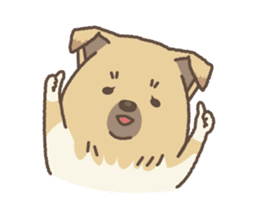 japanese so cute crosbreed Shiba dog2 sticker #4502815