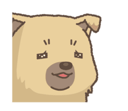 japanese so cute crosbreed Shiba dog2 sticker #4502843