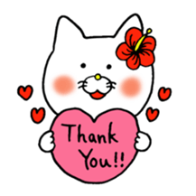 Sukiyaki Cat (HULA ver.) sticker #4503372