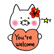 Sukiyaki Cat (HULA ver.) sticker #4503373