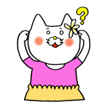 Sukiyaki Cat (HULA ver.) sticker #4503397