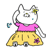 Sukiyaki Cat (HULA ver.) sticker #4503400