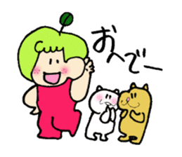 NANBU-CHAN and APURU-CHAN TUGARU version sticker #4503775