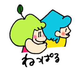 NANBU-CHAN and APURU-CHAN TUGARU version sticker #4503797