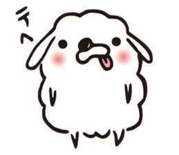 fluffy fluffy dog sticker #4503889
