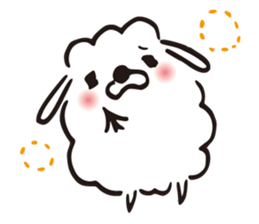 fluffy fluffy dog sticker #4503893