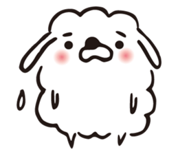 fluffy fluffy dog sticker #4503897