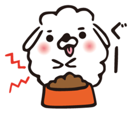 fluffy fluffy dog sticker #4503911