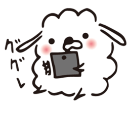 fluffy fluffy dog sticker #4503914