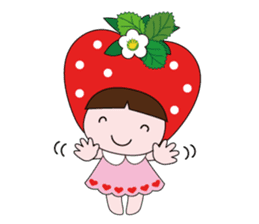 Strawberry daughter sticker #4504849