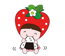 Strawberry daughter sticker #4504850