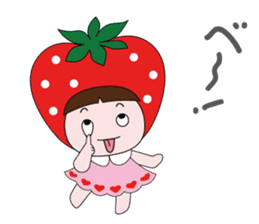 Strawberry daughter sticker #4504854