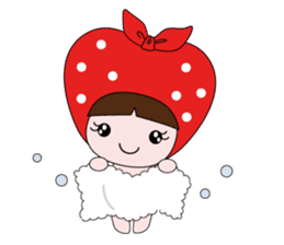 Strawberry daughter sticker #4504855