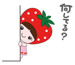 Strawberry daughter sticker #4504856
