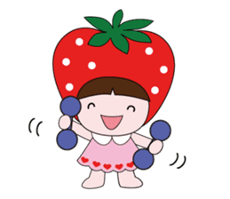 Strawberry daughter sticker #4504857