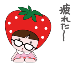 Strawberry daughter sticker #4504858