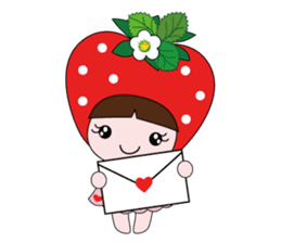 Strawberry daughter sticker #4504859