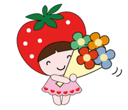 Strawberry daughter sticker #4504861