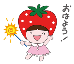 Strawberry daughter sticker #4504863