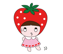 Strawberry daughter sticker #4504869