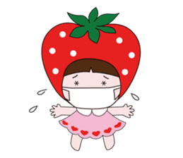 Strawberry daughter sticker #4504870