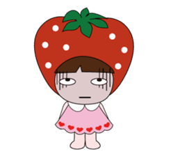 Strawberry daughter sticker #4504872