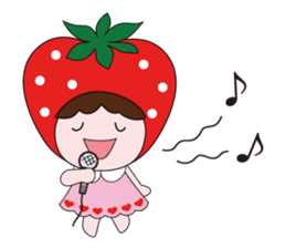 Strawberry daughter sticker #4504873