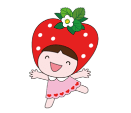 Strawberry daughter sticker #4504874