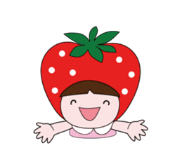 Strawberry daughter sticker #4504881