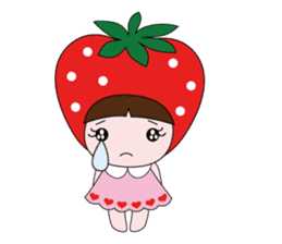 Strawberry daughter sticker #4504882