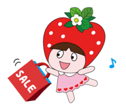 Strawberry daughter sticker #4504883