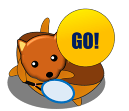 The Crab and the Crane sticker #4505422