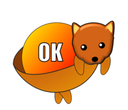 The Crab and the Crane sticker #4505441