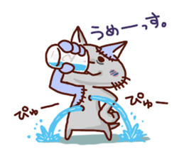 the pad of cat @ zombie sticker #4505860