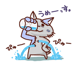 the pad of cat @ zombie sticker #4505860