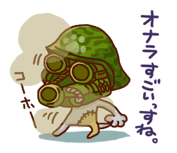 the pad of cat @ zombie sticker #4505875