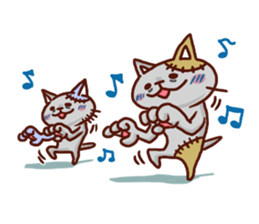 the pad of cat @ zombie sticker #4505880