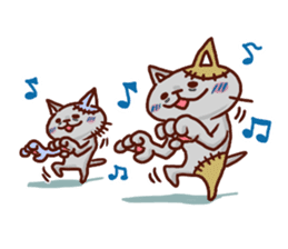 the pad of cat @ zombie sticker #4505880