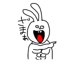 Strong rabbit sticker #4506571