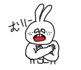 Strong rabbit sticker #4506574