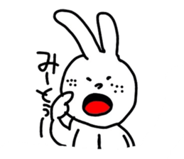 Strong rabbit sticker #4506581