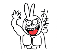 Strong rabbit sticker #4506584