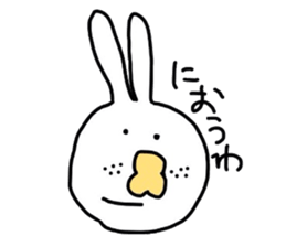 Strong rabbit sticker #4506587